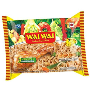 WAI WAI INSTANT NOODLE CHICKEN FLAVOUR - 75 gm