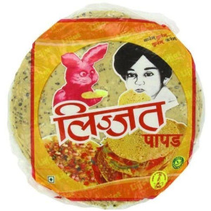 Lijjat Punjabi Masala Papad 200g (  PACK OF 3 )