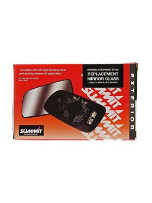 Summit Replacement Mirror Glass With Backing Plate (Fits on rhs of vehicle)