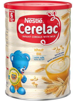 Nestle Cerelac Wheat Infant Cereal with Milk, 6 months+, 1 kg - Single pack