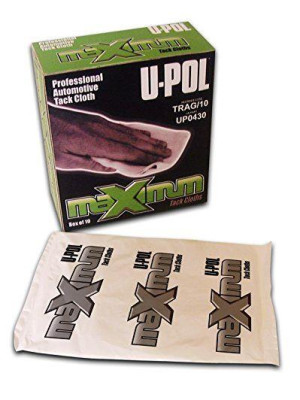 UPol TRAG/10 High Performance Tack Cloth, Set of 10