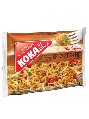Koka Instant Noodles Stir Fried Flavour 85g ( pack of 12 )