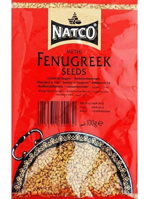 Natco Methi Seeds ( Fenugreek Seeds ) 100g - single pack