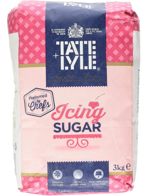 Tate and Lyle Fairtrade Icing Sugar 3 kg - SINGLE PACK