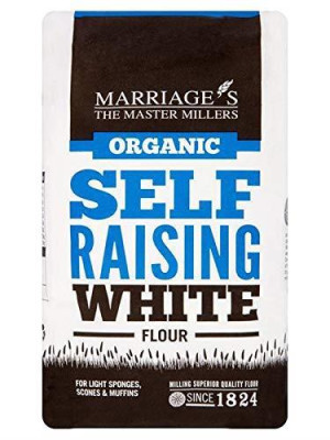 marriages -Organic Self Raising White Flour 1000g - single pack