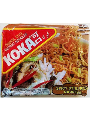 Koka Oriental Style Instant Noodles Stir Fry 6 x 85gm