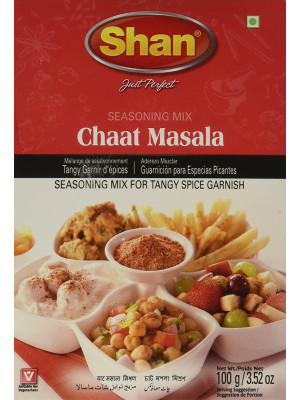 Shan Chaat Masala Seasoning 100g PACK OF 6