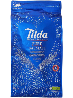Tilda Pure Basmati Rice 10 kg pack of 1
