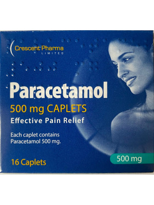 Paracetamol 16 Tablets 500mg Effective Pain Relief,Easy To Swallow