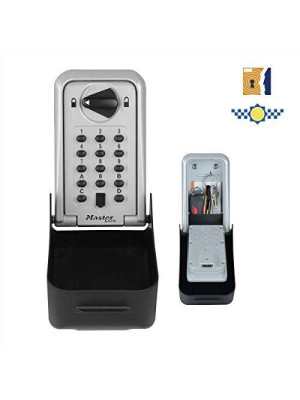 Master Lock Lock Box, Set Your Own Combination Wall Mount Key Safe, Best Used for Shared Keys and Access Cards