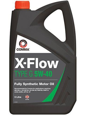 Comma XFG5L 5L X-Flow Type G Fully Synthetic 5W40 Motor Oil
