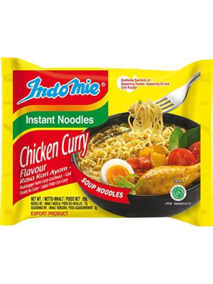 indomie Halal Chicken Curry Noodle 80 g (Pack of 40)