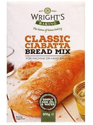 Wright's Bread Mix Ciabatta 500g - pack of 5