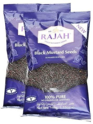 Rajah Black Mustard Seeds (2 x 100g)