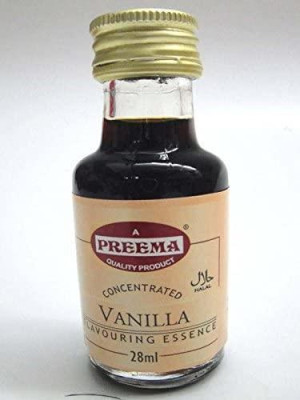 Vanilla Food Flavouring Essence Preema 28ml Bottle pack of 4