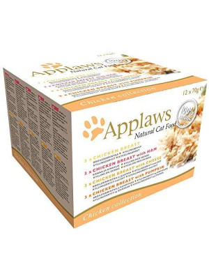 Applaws Cat Tin Multipack Supreme Selection, 70 g,(Pack of 4 x 12 )