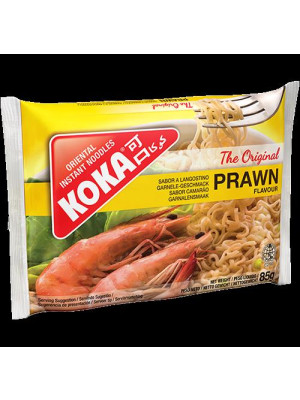 KOKA Oriental Noodles-All Flavours- Prawn Noodles 85G(10 Packets)