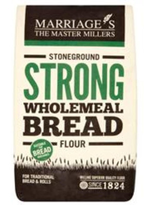 W H Marriage Strong 100% Stoneground Wholemeal Flour 1.5kg - single pack